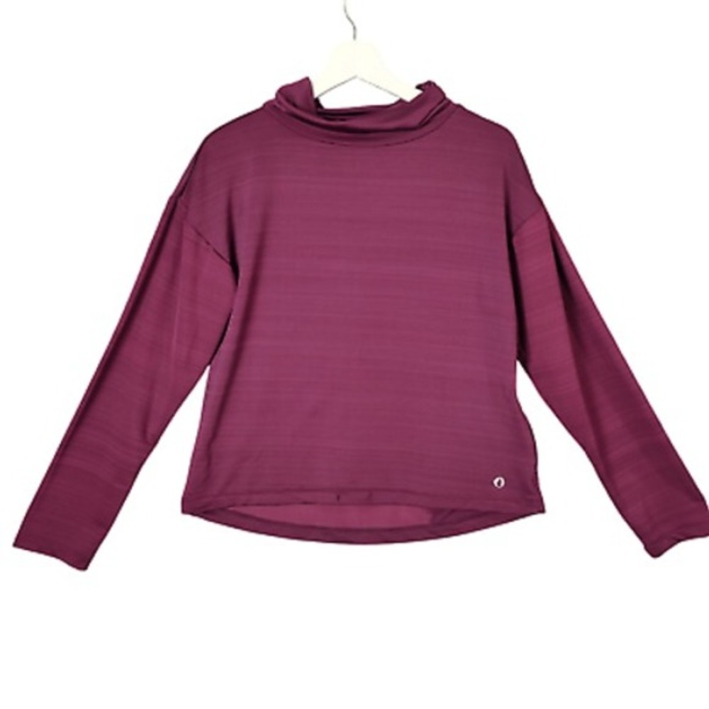 The American Outdoorsman Womens Pullover Activewear S Top Funnel Neck Pocket